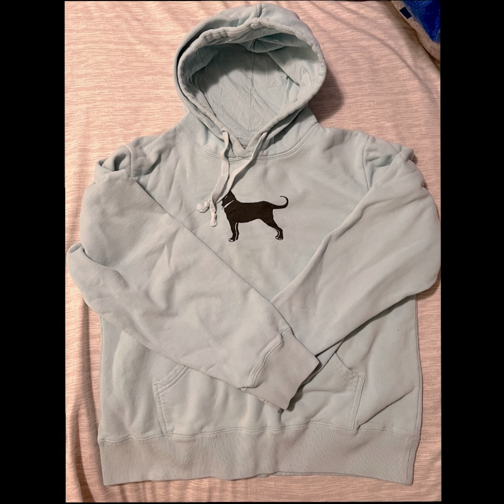 Blue Black Dog sweatshirt size medium